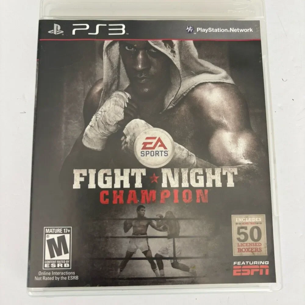 FIGHT NIGHT CHAMPION PlayStation 3 PS3 Complete in Case! EA Sports ~ 50+ Boxers!